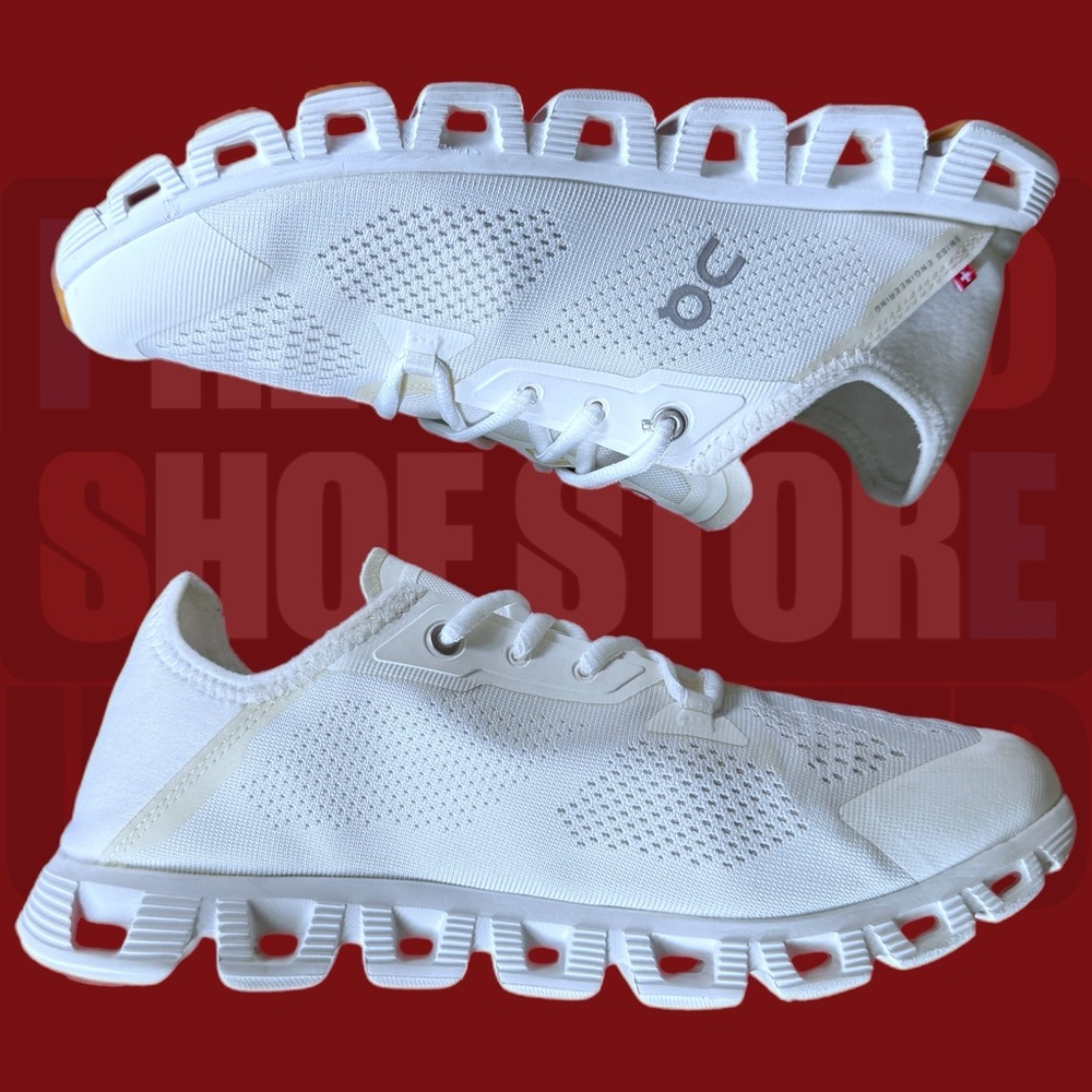 On Running Men's White Sneakers - Picture 3 of 6